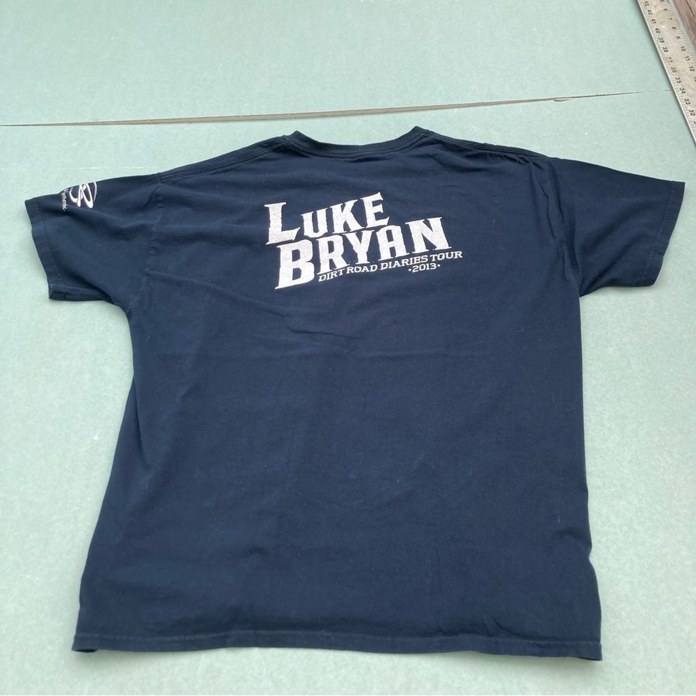 2013 Luke Bryan local crew dirt road diaries tour tee